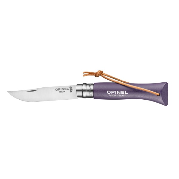 Nôž zatvárací OPINEL N°06 INOX Trekking, šedofialový - hrab