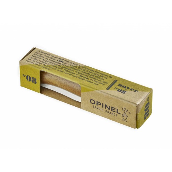 Nôž zatvárací OPINEL N°08 Inox - orech