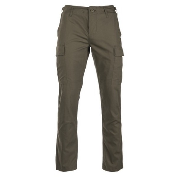 Nohavice TEESAR US BDU RIP/STOP slim fit - olivové
