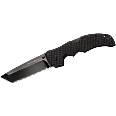 Nôž zatvárací taktický COLD STEEL Recon 1 Tanto Serrated 27TLCTS - čierny
