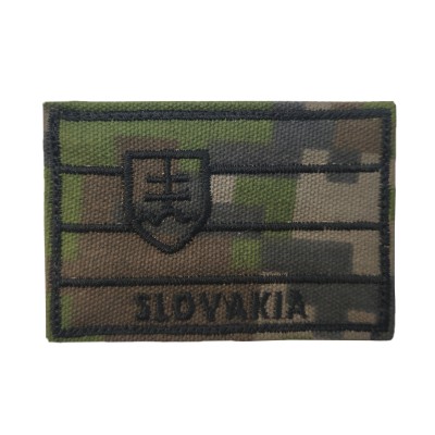 Nášivka SVK vlajka 7x5cm so SZ - digital woodland