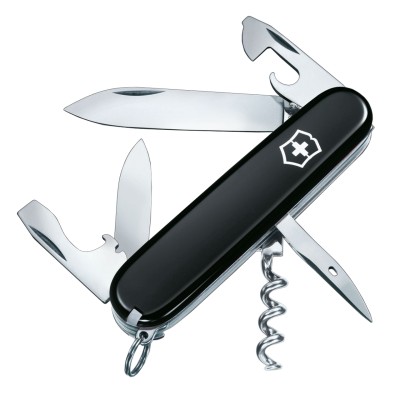 Nôž zatvárací multifunkčný VICTORINOX 1.3603.3 Spartan, 91mm - čierny