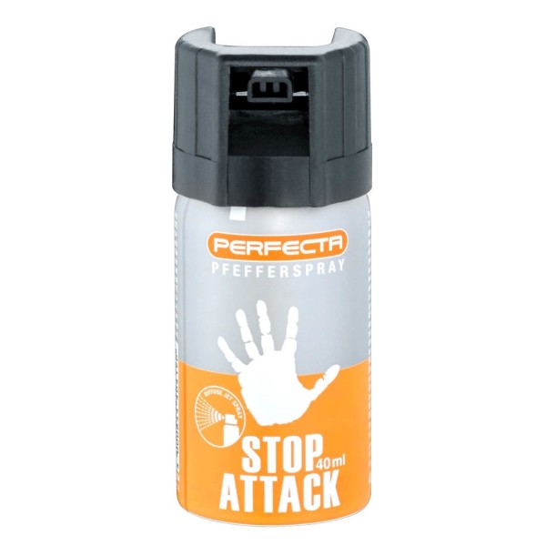 Obranný sprej PERFECTA Stop Attack Pepper 10% OC, 40ml - rozprašovač