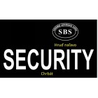 Tričko SBS SECURITY s dlhým rukávom, biela potlač - čierne