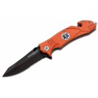 Nôž zatvárací záchranársky MAGNUM 01 LL 472 EMS Rescue - oranžový