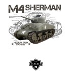 Tričko STRIKER s potlačou M4 SHERMAN - olivové