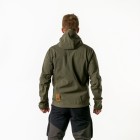 Bunda nepremokavá NORTHFINDER August Softshell, pánska - darkgreen