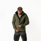 Bunda nepremokavá NORTHFINDER August Softshell, pánska - darkgreen