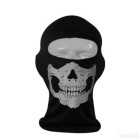 Kukla elastická SKULL Typ A  - čierna