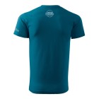 Tričko CARPATIAN pánske s potlačou - petrol blue