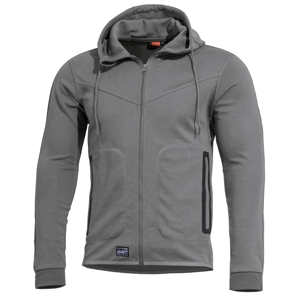 Mikina taktická PENTAGON Pentathlon 2.0 s kapucňou - cinder grey
