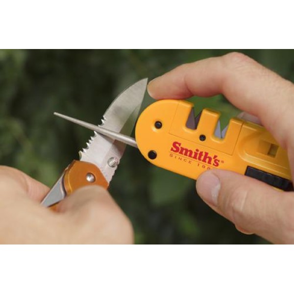 Brúska na nože SMITH´S Pocket Pal X2 SM-50654, multifunkčná - žltá