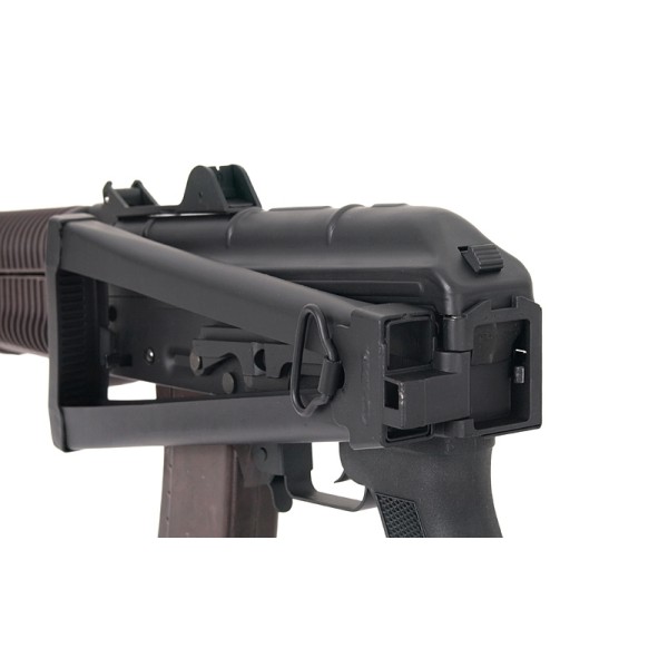 Airsoftový elektrický samopal CYMA CM.045 AKs-74U, kal. 6mm BB - čierny