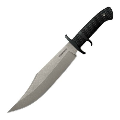 Nôž taktický s pevnou čepeľou COLD STEEL Marauder AUS-8A Stone Wash 39LSWBA - čierny