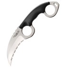 Nôž závesný COLD STEEL Double Agent I Serrated CS39FKS, zúbkovaný - čierny