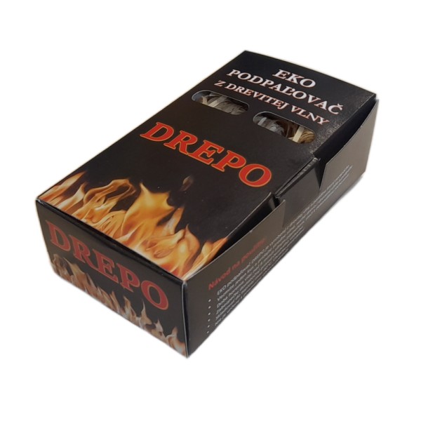 Podpaľovač ekologický DREPO drevitá vlna - 22ks
