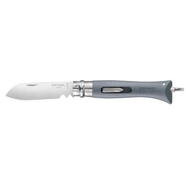 Nôž zatvárací multifunkčný OPINEL No.09 DIY - sivý