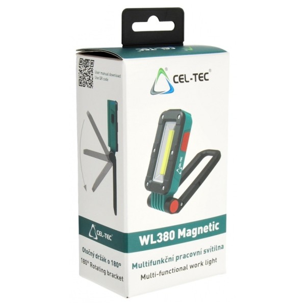 Svietidlo pracovné magnetické CEL-TEC WL380 Magnetic