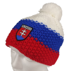Čiapka pletená SLOVAKIA so SZ - trikolóra