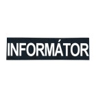 Označenie INFORMÁTOR 10x34,5cm - so suchým zipsom