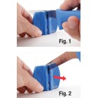 Brúska na nože SMITH´S 2 Step Knife Sharpener SM-50726, obojstranná - žltá