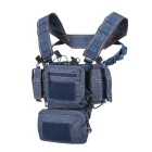 Taktický hrudný nosič HELIKON Training Mini Rig - blue melange