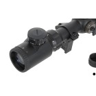 Puškohľad PCS 3-9x40 AOE podsvietený, s reguláciou paralaxy, s montážou 22mm - čierny