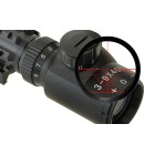Puškohľad PCS 3-9x40 podsvietený, s montážou 22mm - čierny