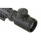 Puškohľad PCS 3-9x40 podsvietený, s montážou 22mm - čierny