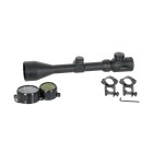 Puškohľad PCS 3-9x50E podsvietený, so zvýšenou montážou 22mm - čierny