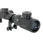 Puškohľad PCS 3-9x50E podsvietený, so zvýšenou montážou 22mm - čierny