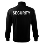 Mikina SBS SECURITY so zipsom - čierna