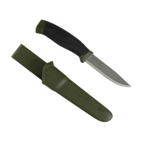 Nôž outdoorový s pevnou čepeľou MORAKNIV ARMY Companion MG Carbon steel - zelený