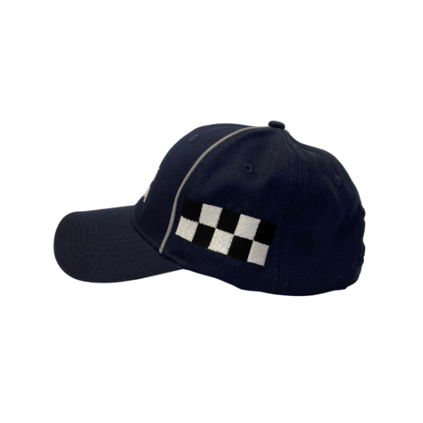 Šiltovka baseball MESTSKÁ POLÍCIA so šachovnicou - tmavomodrá