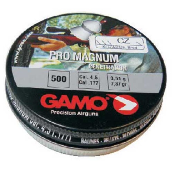 Diabolky GAMO Pro Magnum 0,510g, kal. 4,5mm, 500ks - oblé