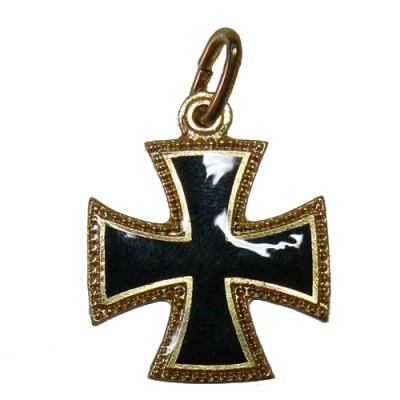 Prívesok na krk Maltézsky kríž zlatý - malý