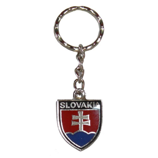 Prívesok na kľúče SVK malý - čierno/strieborný