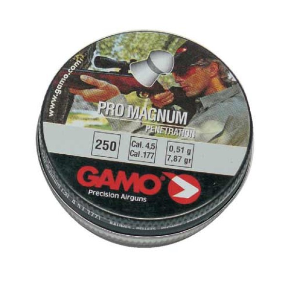 Diabolky GAMO Pro Magnum 0,510g, kal. 4,5mm, 250ks - oblé