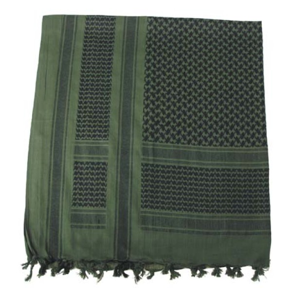 Šatka Arab MFH 16503B - zeleno/čierna