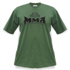 Tričko MMA - zelené