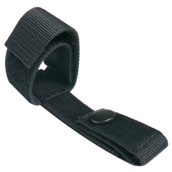 Očko na obušok "suchý zips" - čierne
