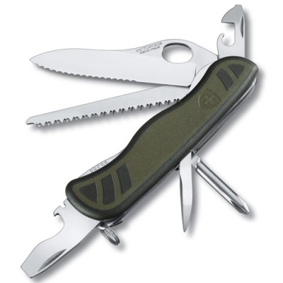 Nôž zatvárací multifunkčný VICTORINOX 0.8461.MWCH Soldier Knife, 111 mm - olivový