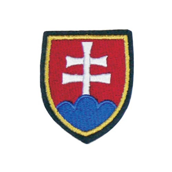 Nášivka "SVK znak" so SZ - zlatočierny okraj