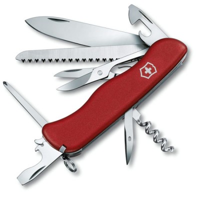 Nôž zatvárací multifunkčný VICTORINOX 0.8513 Outrider, 111mm - červený