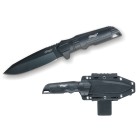 Nôž taktický s pevnou čepeľou WALTHER Backup Knife - čierny
