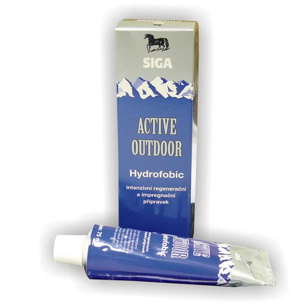 Krém na obuv SIGA Active outdoor Hydrofobic, tuba 75ml - bezfarebný