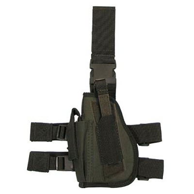 Puzdro taktické stehenné MFH 30726B - olivovozelené/ľavé