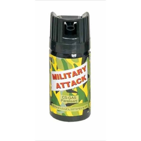 Obranný sprej CS "MILITARY ATTACK" - 40ml