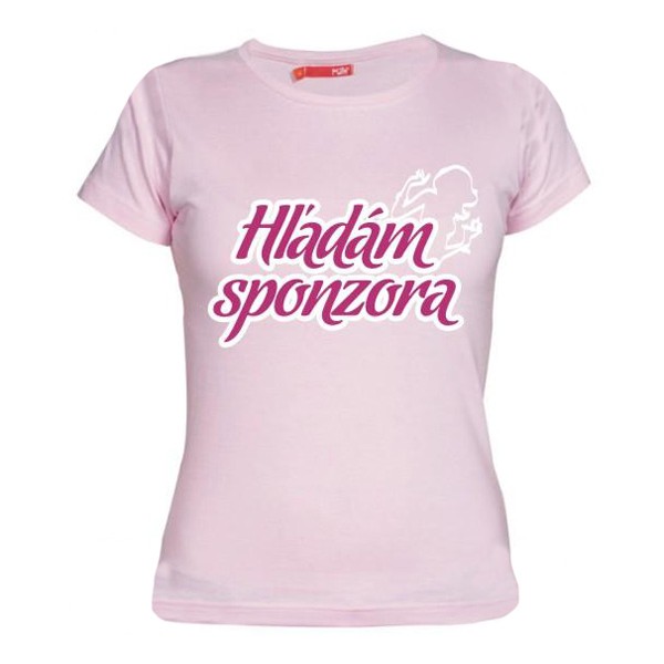 Tričko žartovné Hľadám - dámske