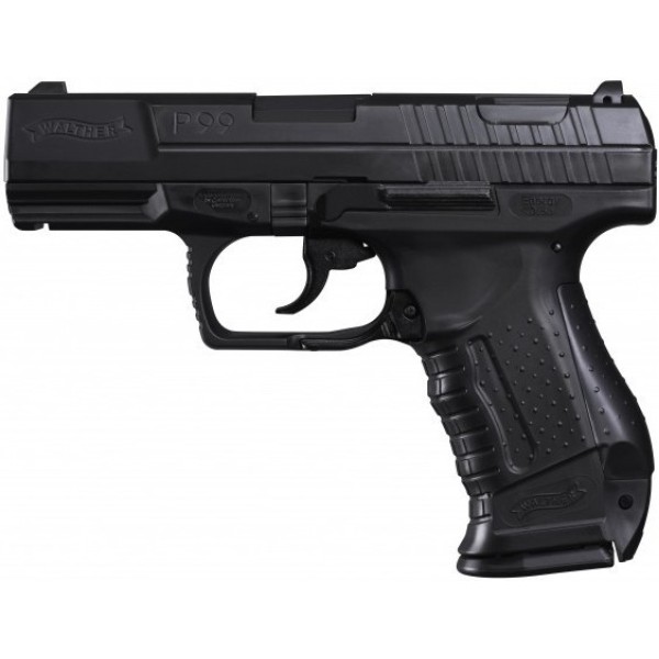 Airsoftová manuálna pištoľ Walther P99 - čierna BB 6mm